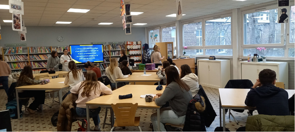 Atelier journal au lycée Saint-Luc de Cambrai