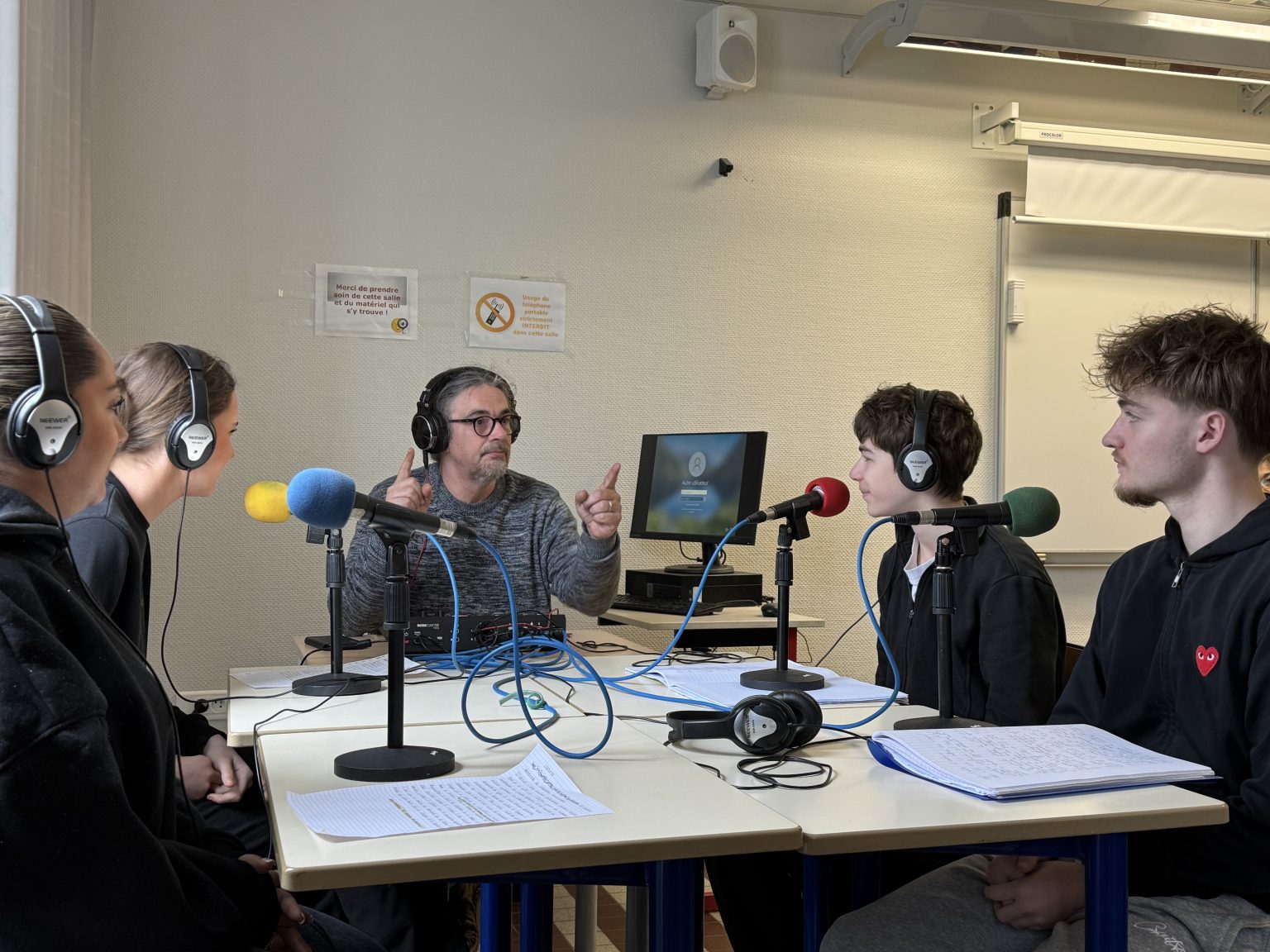 Atelier podcast au lycée Paul-Duez de Cambrai
